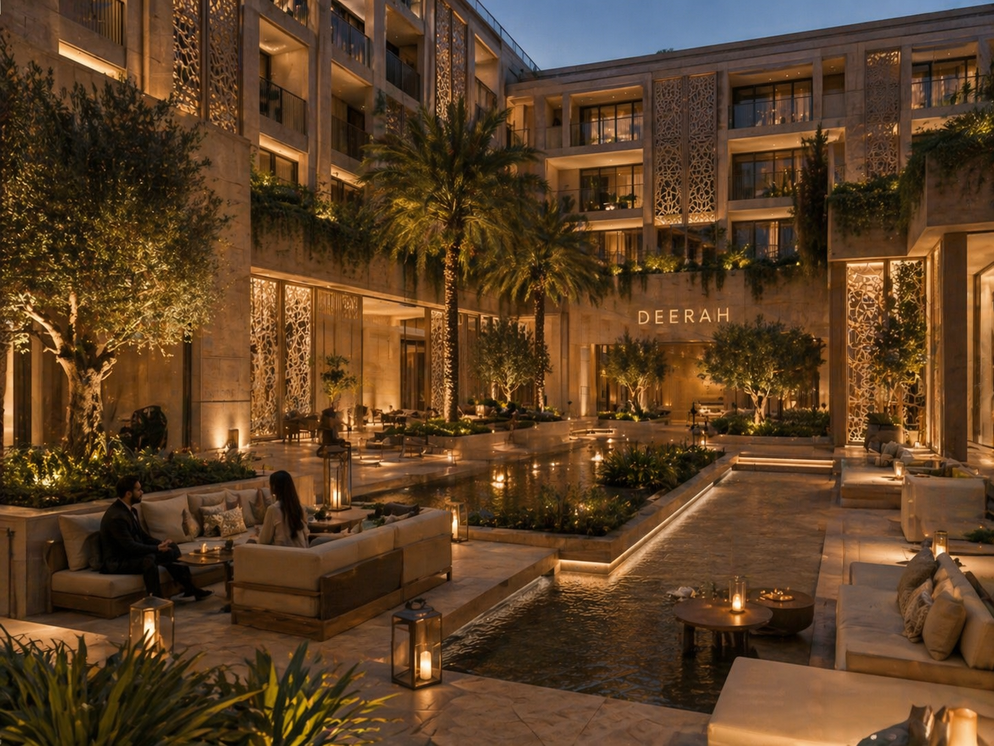 Shared Calm courtyard